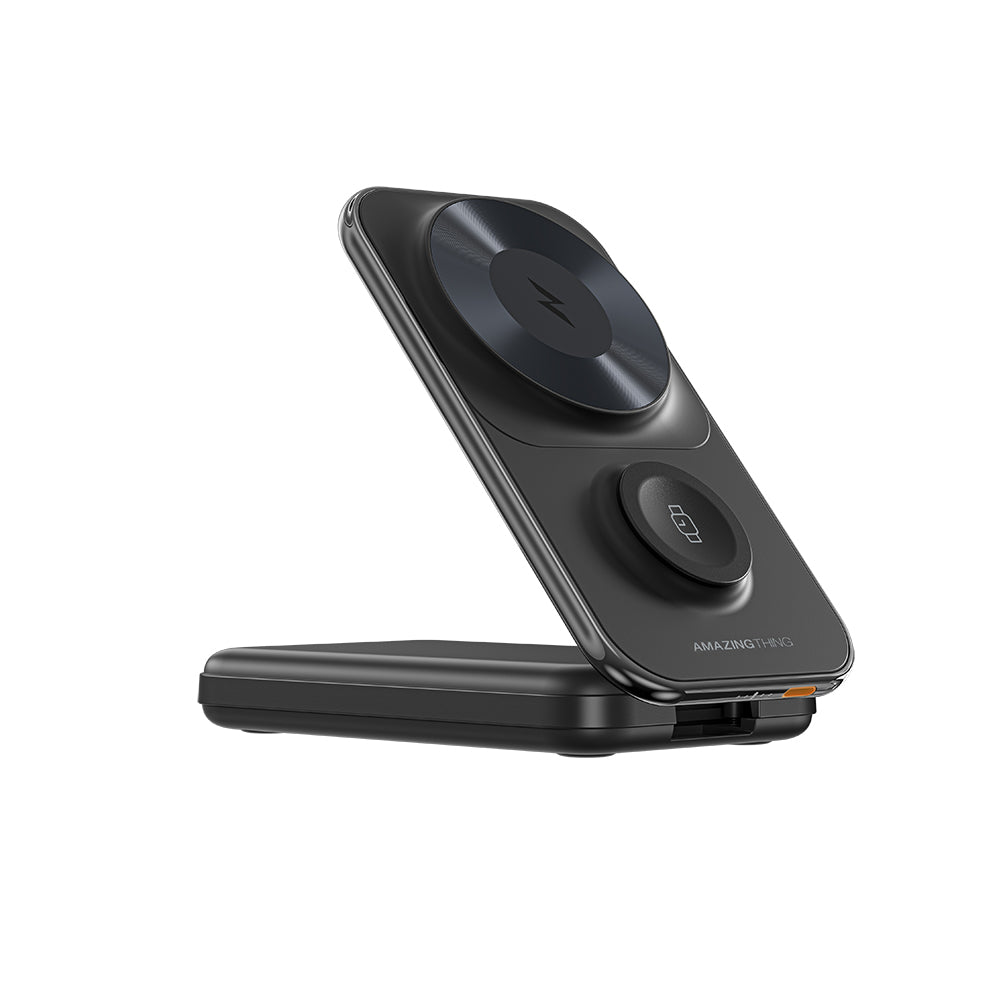 Amazingthing Thunder Pro Mag 6in1 PD22.5W Katlanabilir Standlı Kablosuz Powerbank 8000mAh Amazingthing Thunder Pro Mag 6in1 PD22.5W Katlanabilir Standlı Kablosuz Powerbank 8000mAh